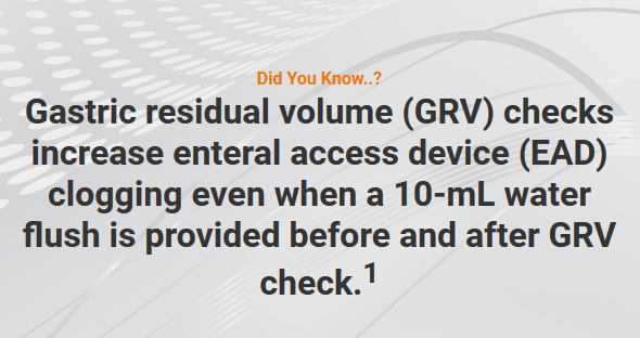 Checking GRV Promotes Clogging – Tuesday Tube Facts