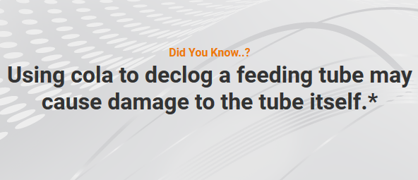 Cola May Damage Feeding Tubes – Tuesday Tube Facts