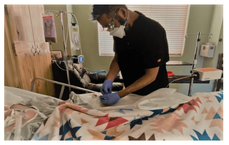 NeuroRestorative_White Paper_Steve working with the TubeClear System
